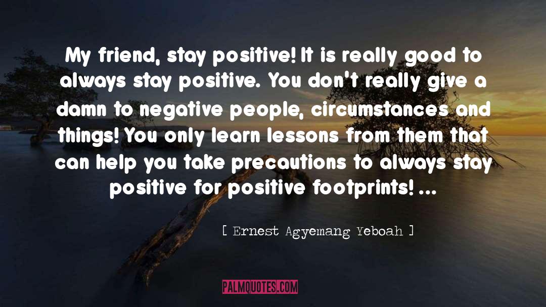 Footprints quotes by Ernest Agyemang Yeboah