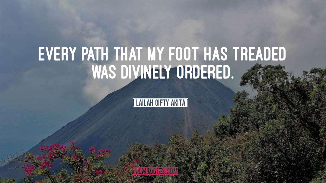 Footprints quotes by Lailah Gifty Akita