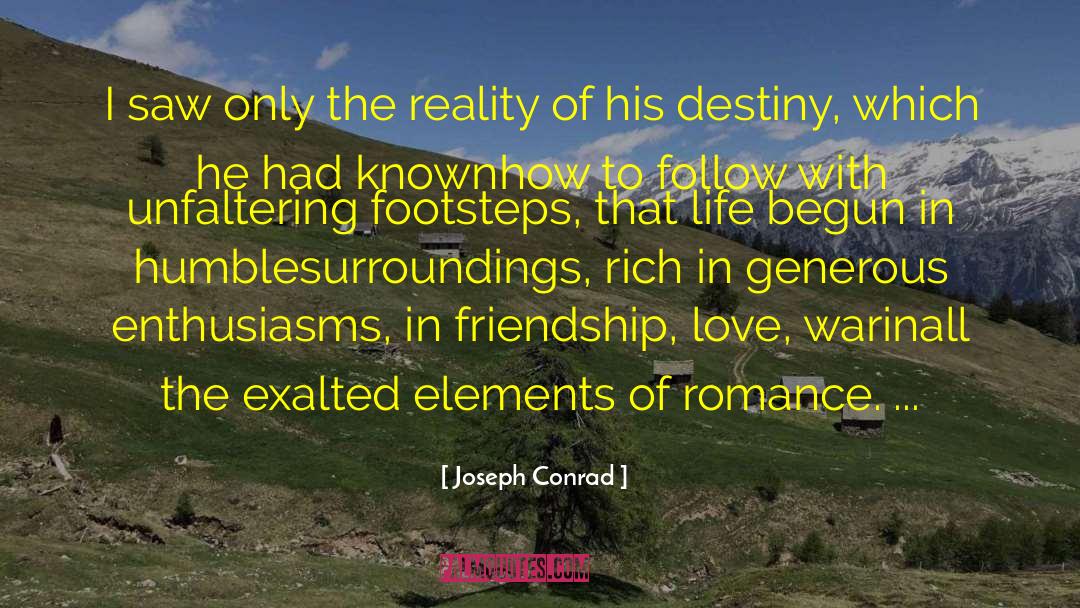 Footsteps quotes by Joseph Conrad
