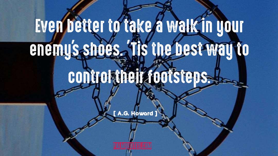 Footsteps quotes by A.G. Howard