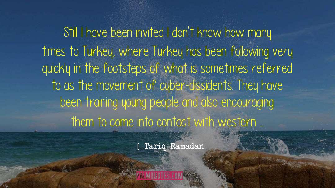 Footsteps quotes by Tariq Ramadan