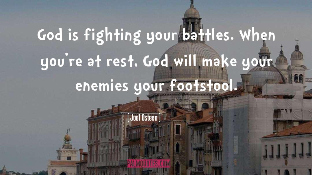 Footstool quotes by Joel Osteen