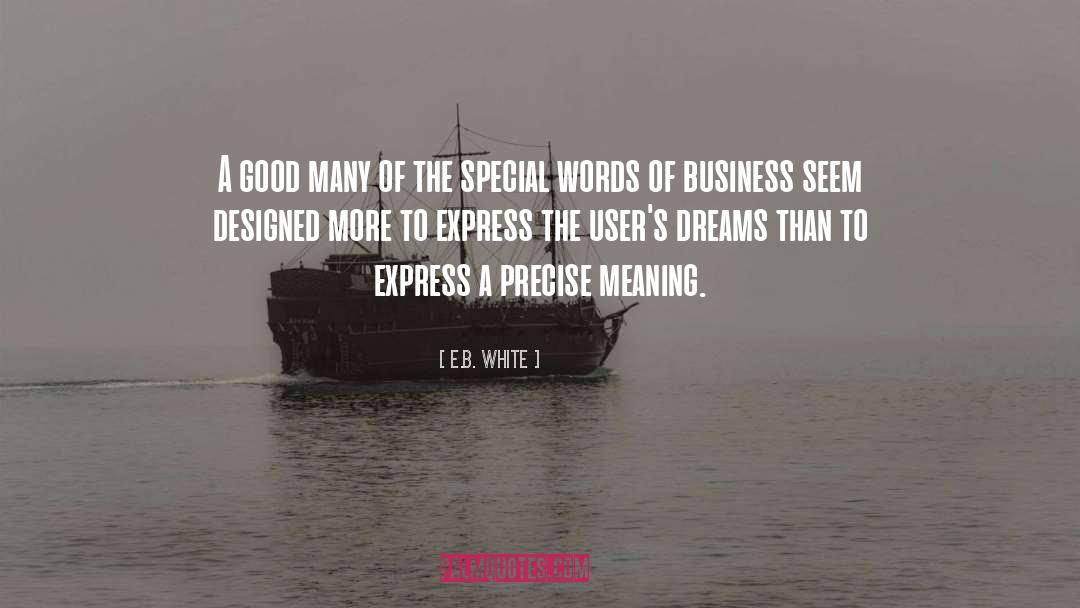 Footwear Express quotes by E.B. White