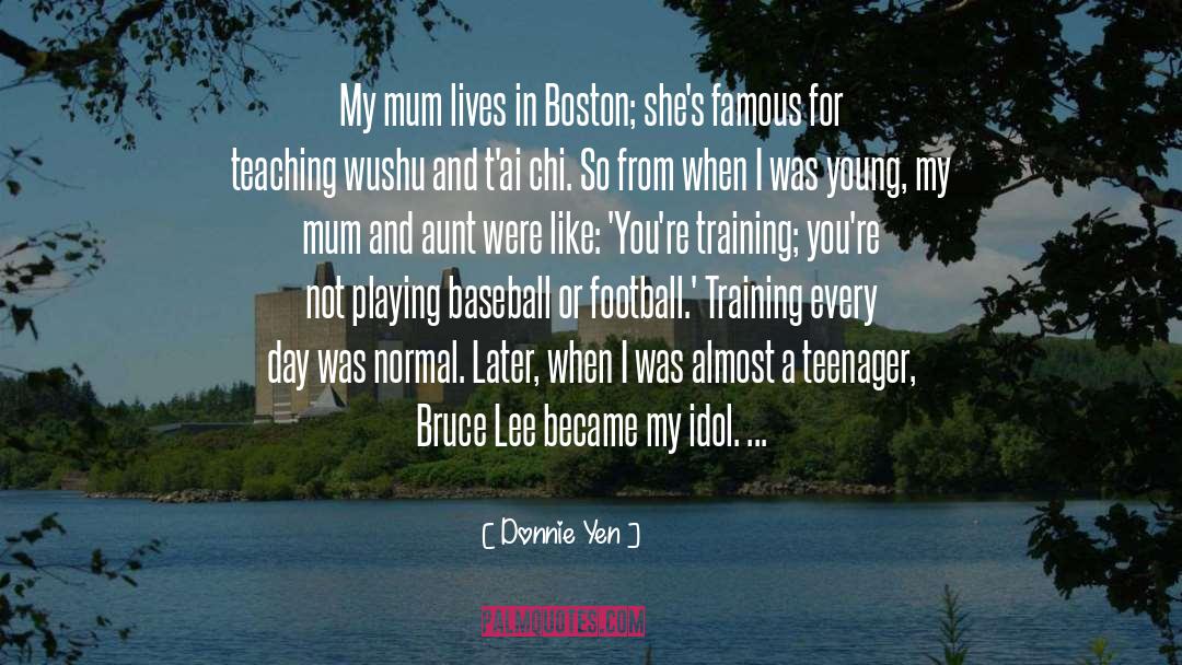 Footy Mum quotes by Donnie Yen