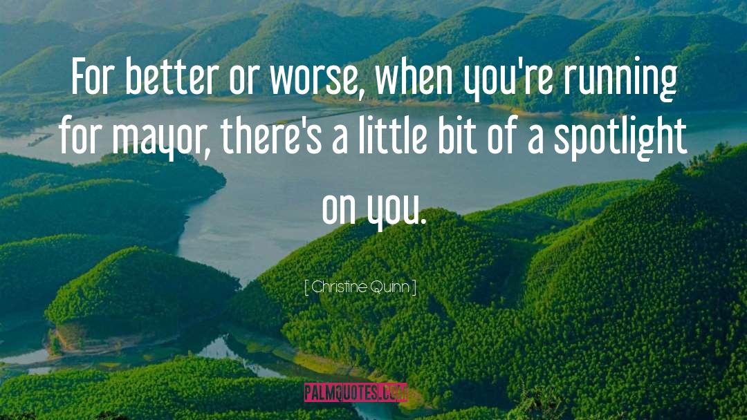 For Better Or Worse quotes by Christine Quinn