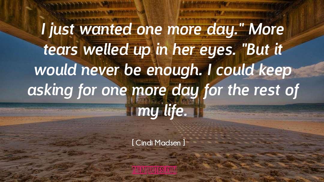 For One More Day quotes by Cindi Madsen