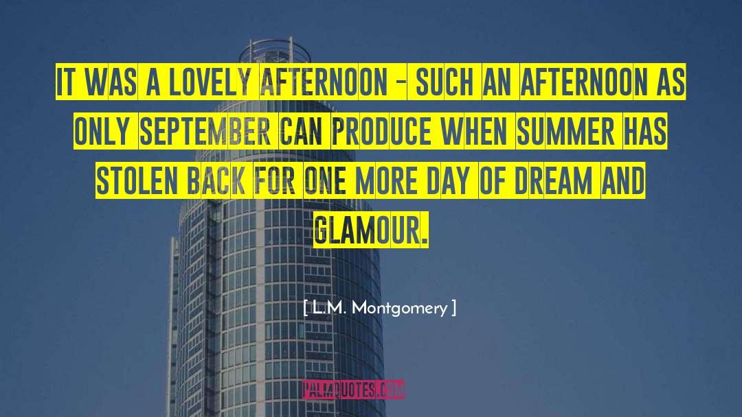 For One More Day quotes by L.M. Montgomery