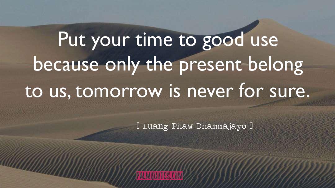 For Sure quotes by Luang Phaw Dhammajayo