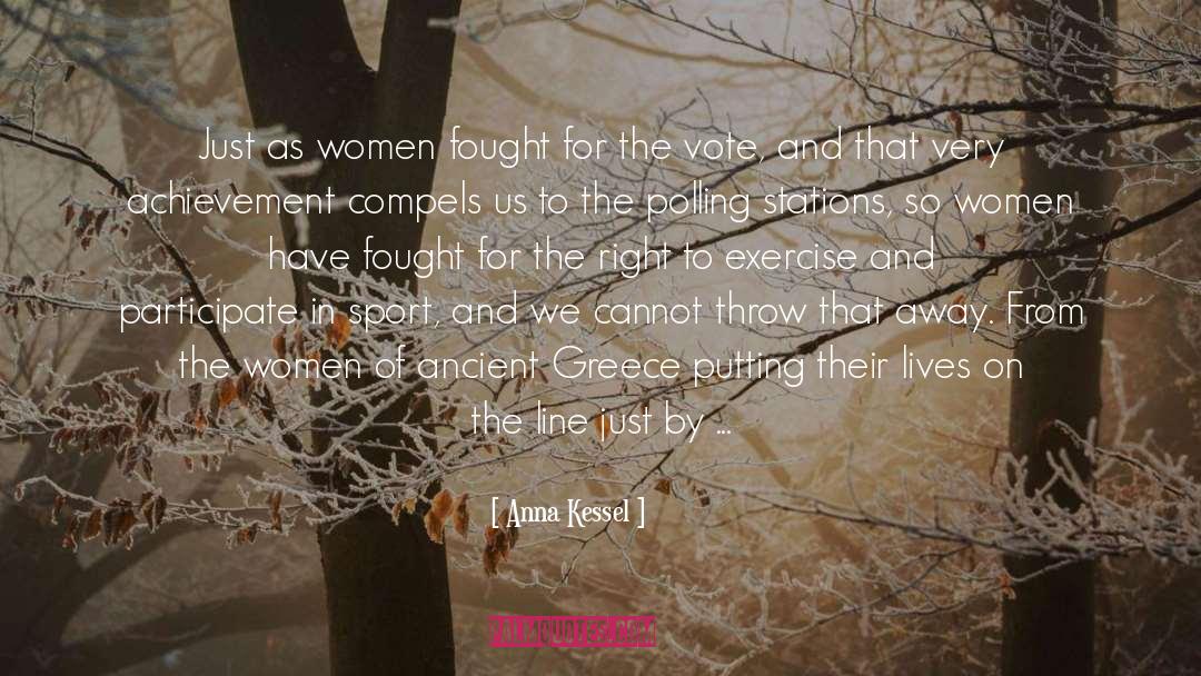 For Women quotes by Anna Kessel