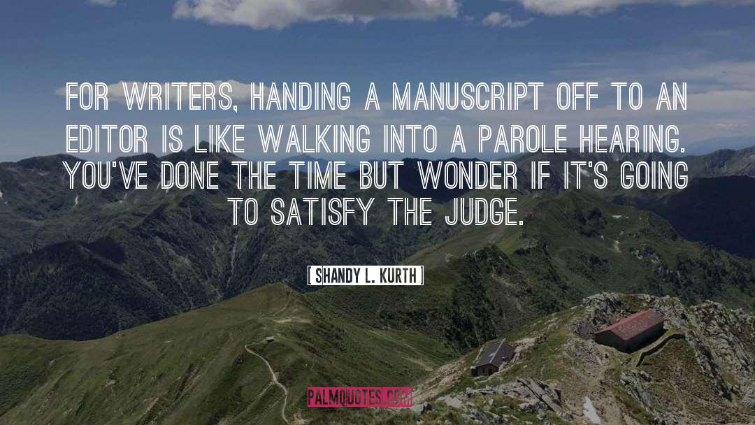 For Writers quotes by Shandy L. Kurth