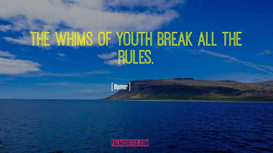 For Youth quotes by Homer
