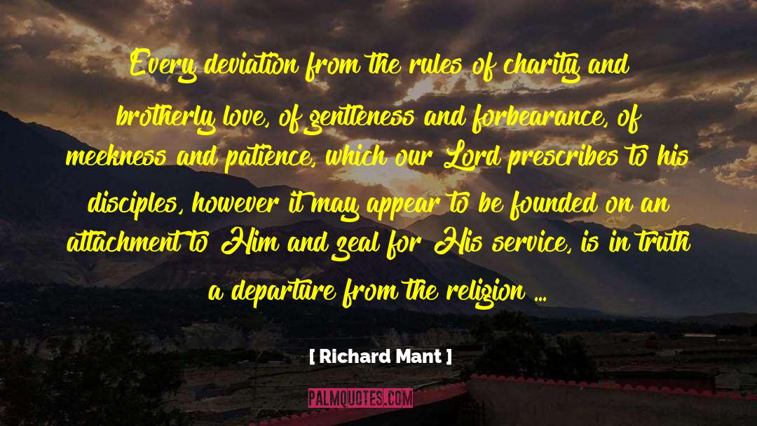 Forbearance quotes by Richard Mant
