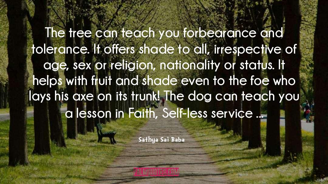 Forbearance quotes by Sathya Sai Baba