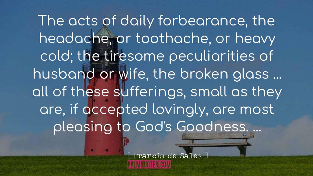 Forbearance quotes by Francis De Sales