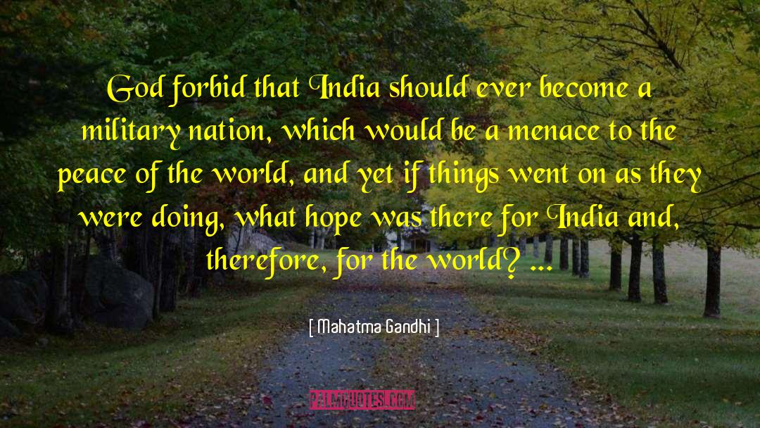 Forbid quotes by Mahatma Gandhi