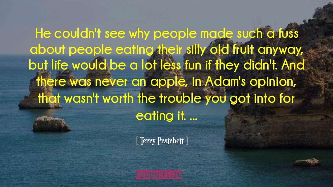 Forbidden Fruit quotes by Terry Pratchett