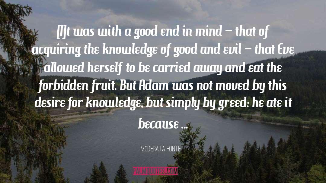 Forbidden Fruit quotes by Moderata Fonte