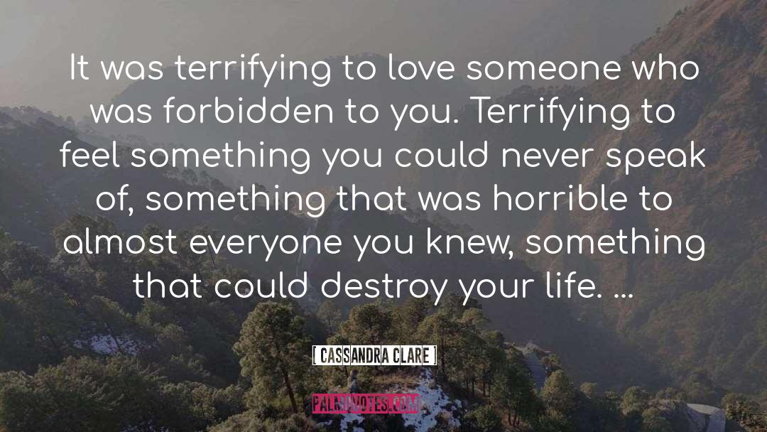 Forbidden Love quotes by Cassandra Clare