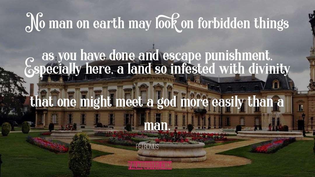 Forbidden quotes by Petronius