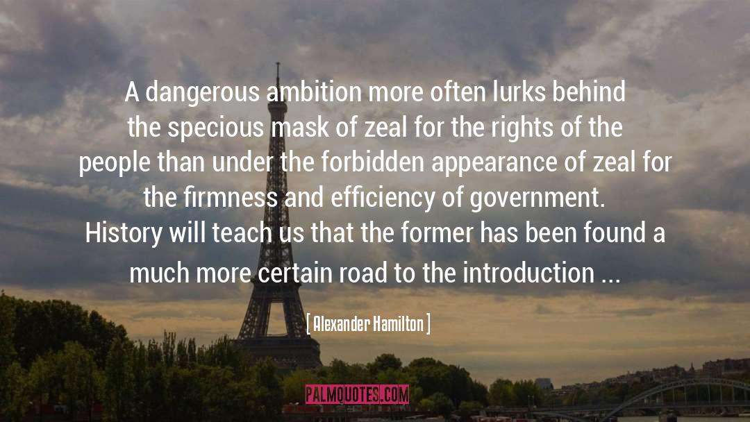 Forbidden quotes by Alexander Hamilton