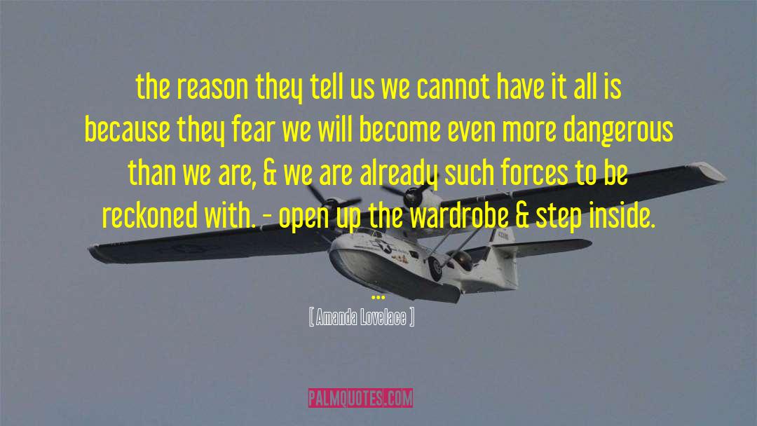 Force To Be Reckoned With quotes by Amanda Lovelace