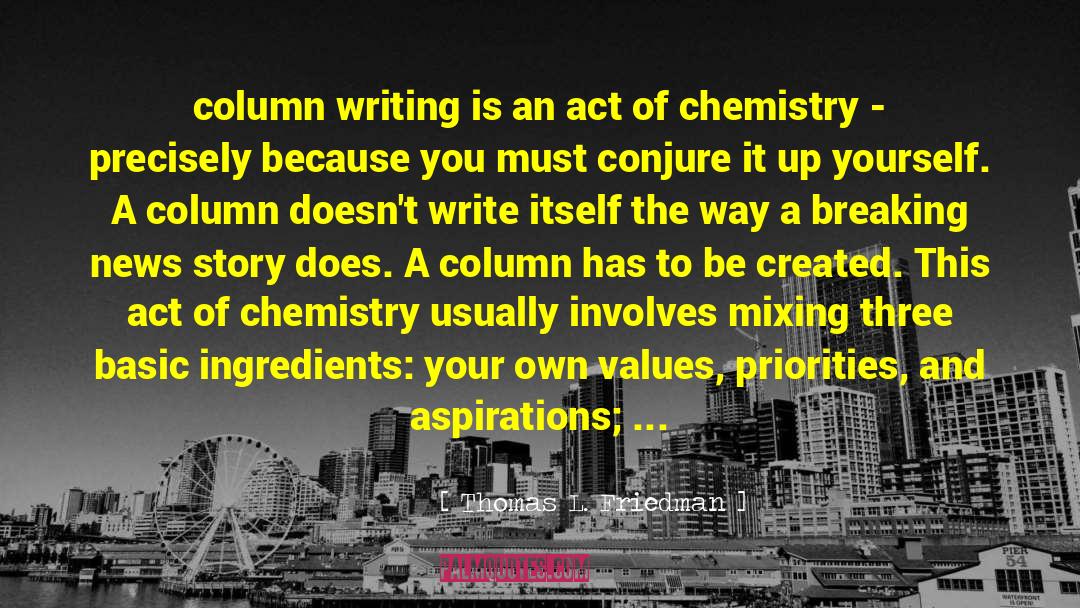 Forceps Chemistry quotes by Thomas L. Friedman