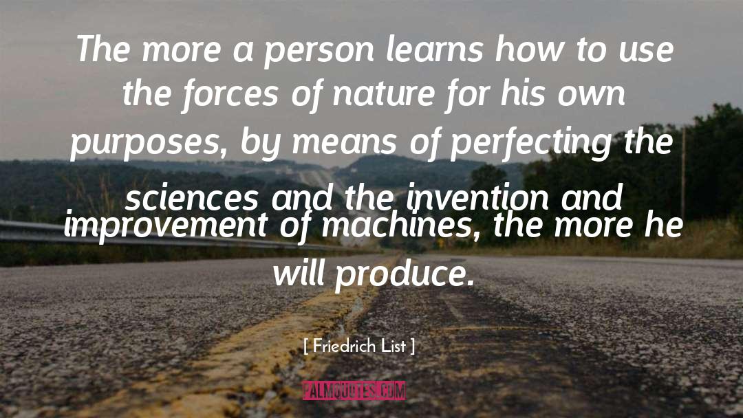 Forces Of Nature quotes by Friedrich List