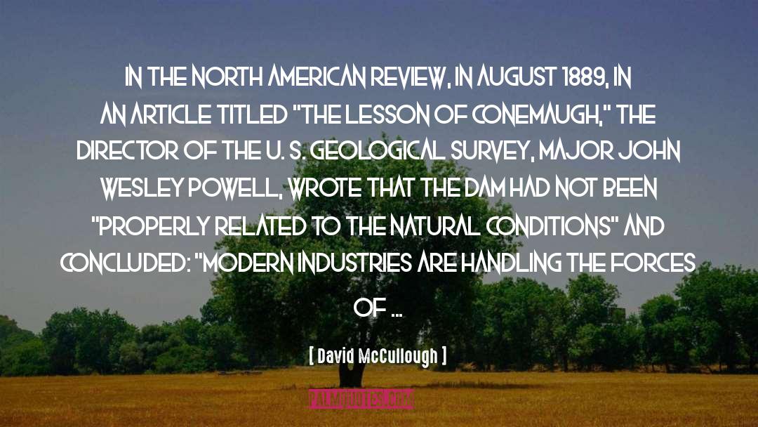 Forces Of Nature quotes by David McCullough