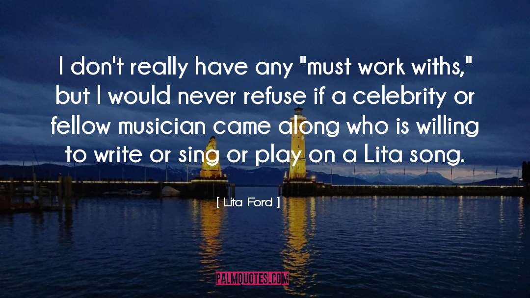 Ford quotes by Lita Ford