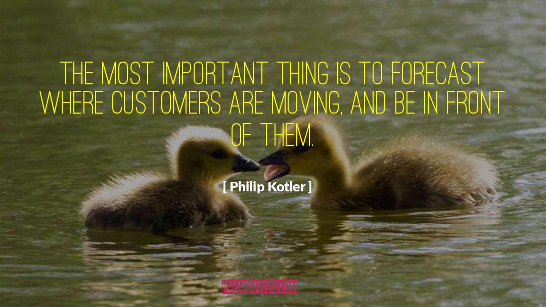 Forecast quotes by Philip Kotler