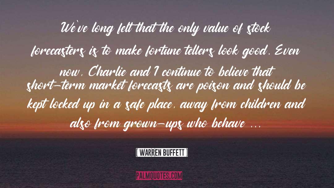 Forecasts quotes by Warren Buffett