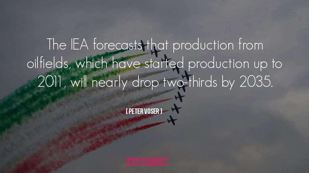 Forecasts quotes by Peter Voser