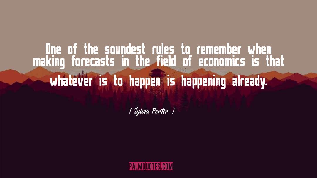 Forecasts quotes by Sylvia Porter