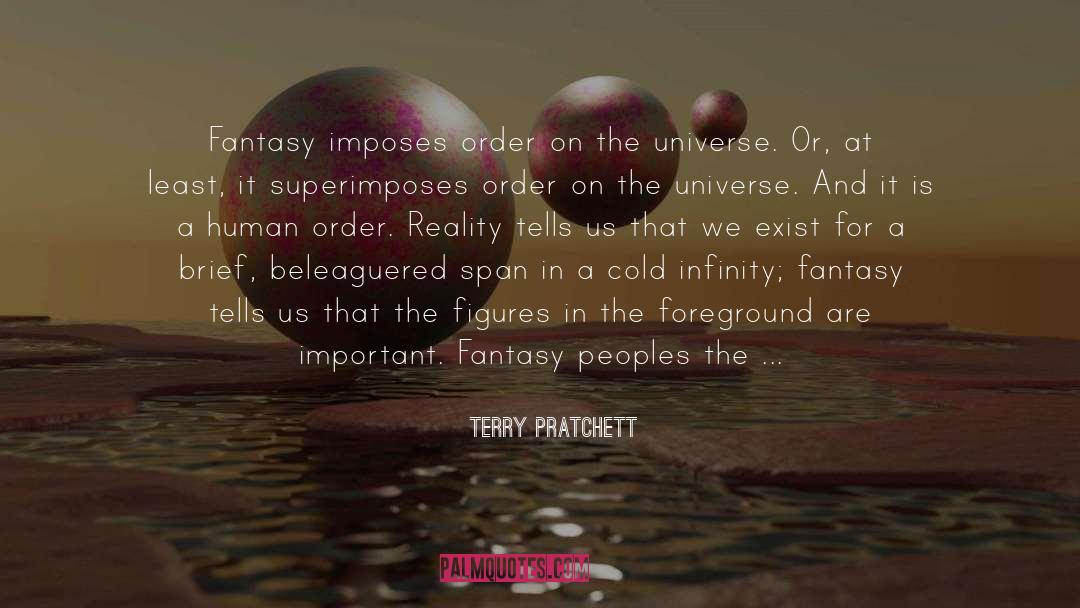 Foreground quotes by Terry Pratchett