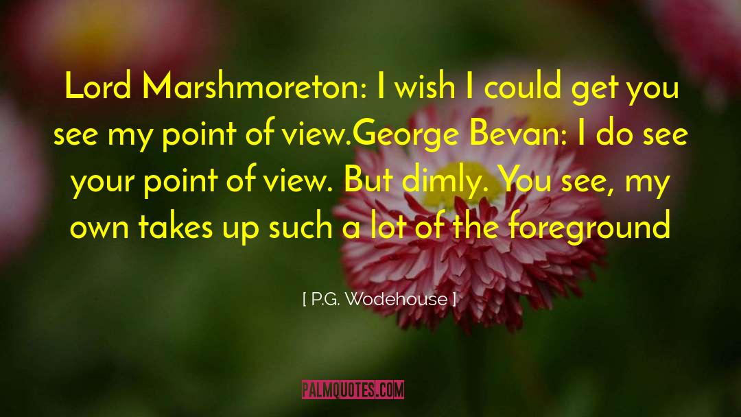 Foreground quotes by P.G. Wodehouse