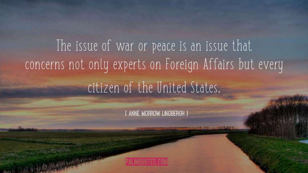 Foreign Affairs quotes by Anne Morrow Lindbergh