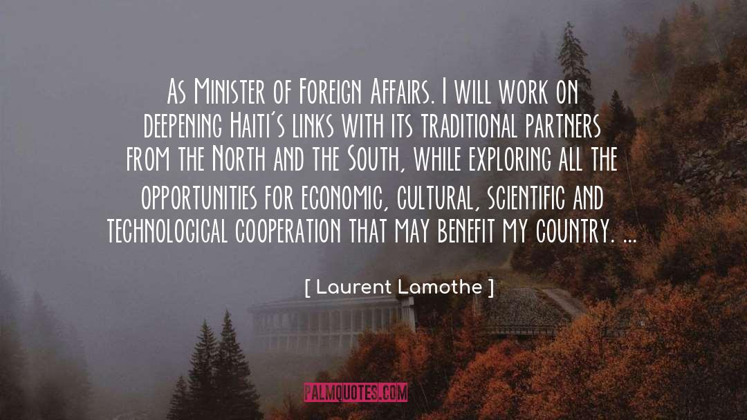 Foreign Affairs quotes by Laurent Lamothe