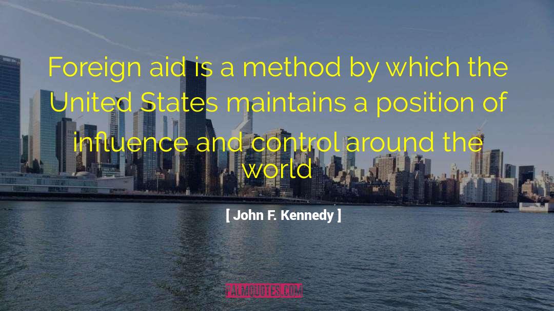 Foreign Aid quotes by John F. Kennedy