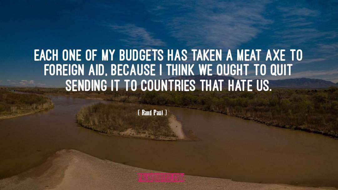 Foreign Aid quotes by Rand Paul