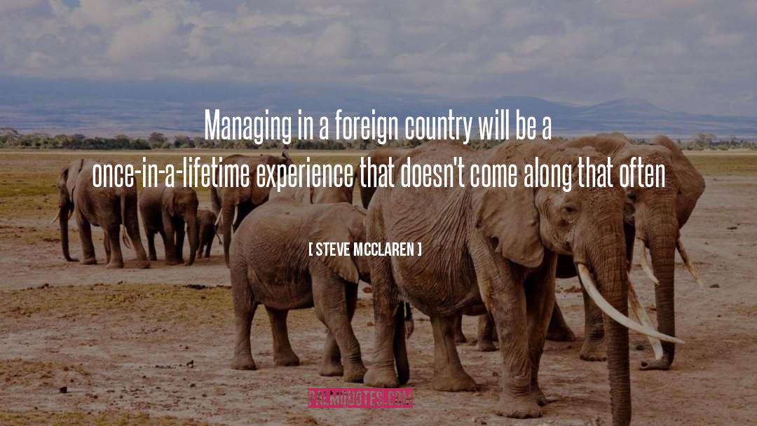 Foreign Countries quotes by Steve McClaren