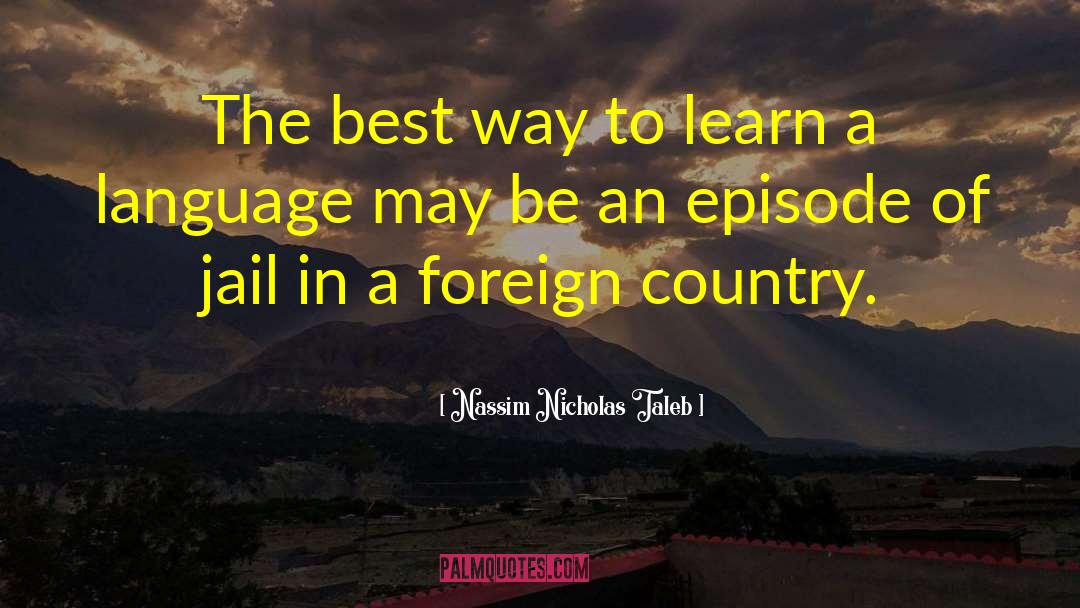 Foreign Countries quotes by Nassim Nicholas Taleb