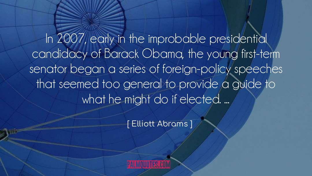 Foreign Lands quotes by Elliott Abrams