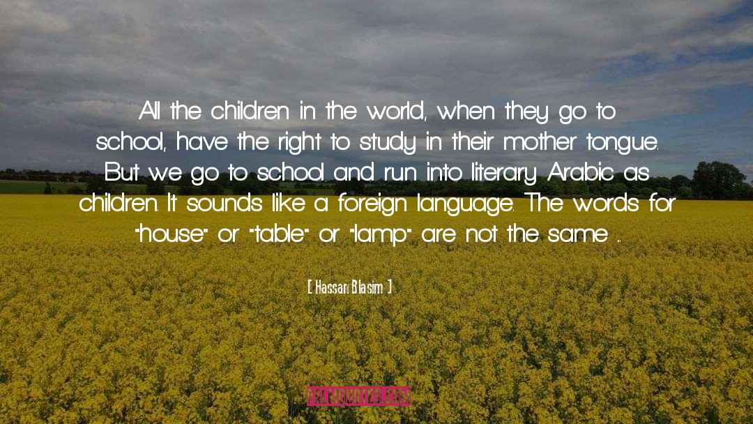 Foreign Language quotes by Hassan Blasim