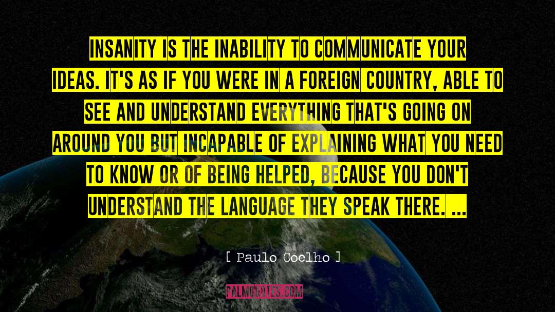 Foreign Language Study quotes by Paulo Coelho