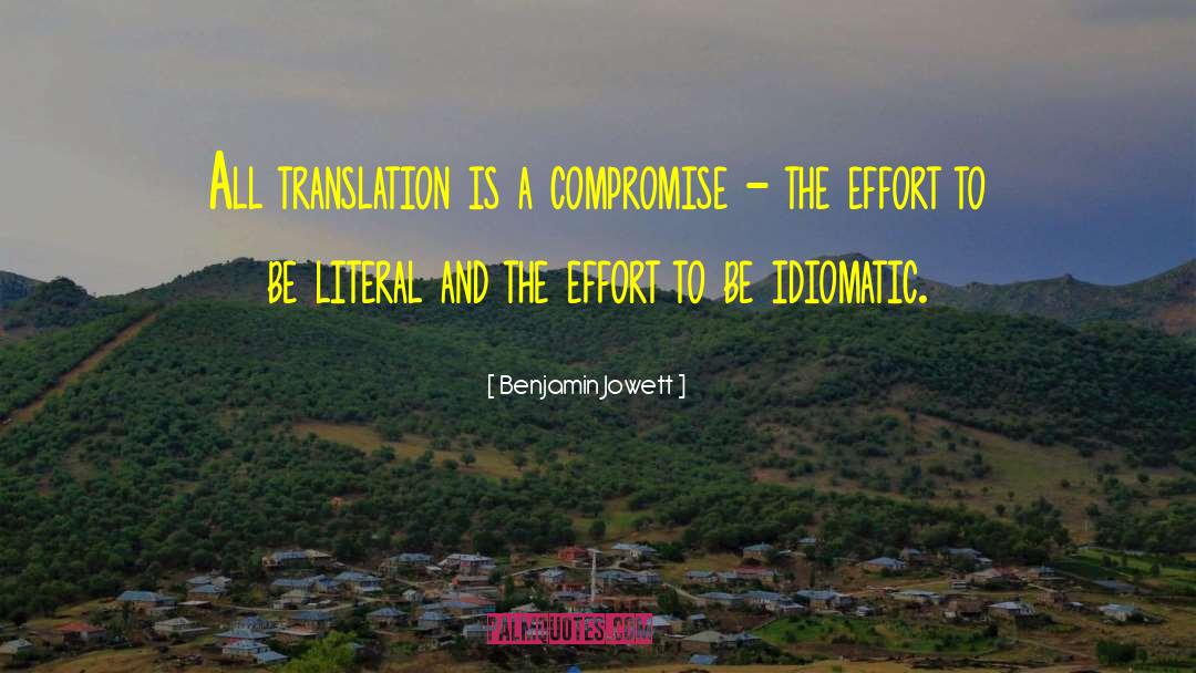 Foreign Language Translation quotes by Benjamin Jowett