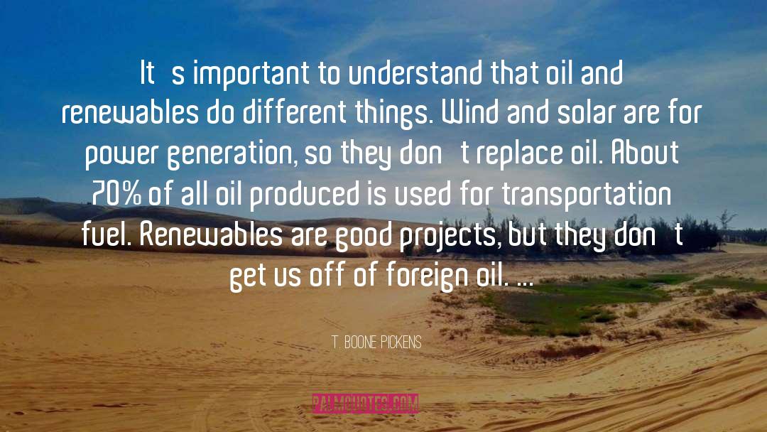 Foreign Oil quotes by T. Boone Pickens