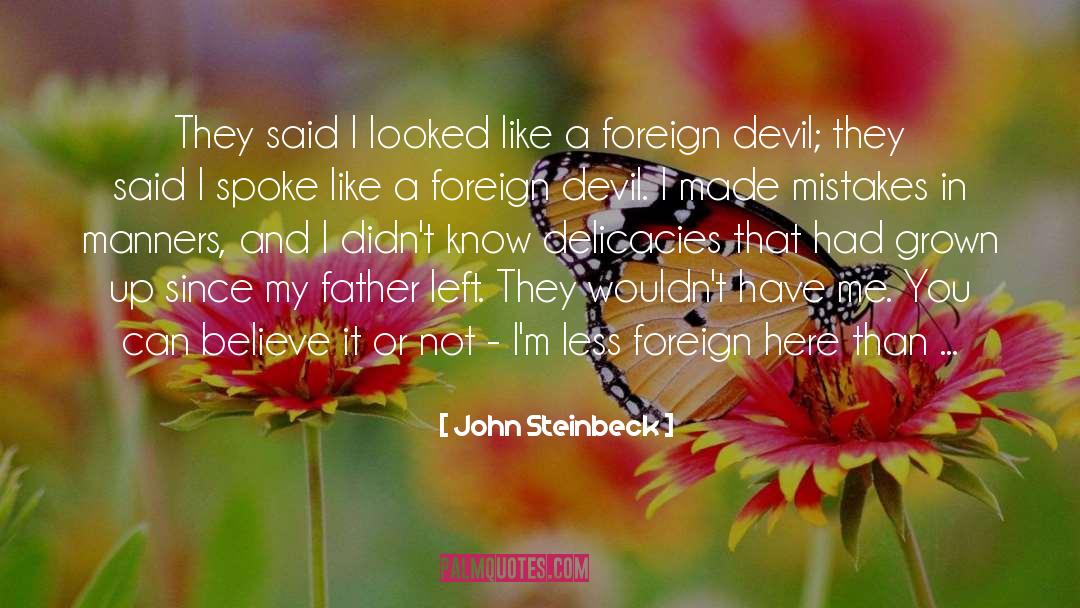 Foreign quotes by John Steinbeck