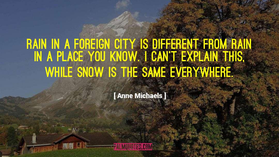 Foreign Relations quotes by Anne Michaels