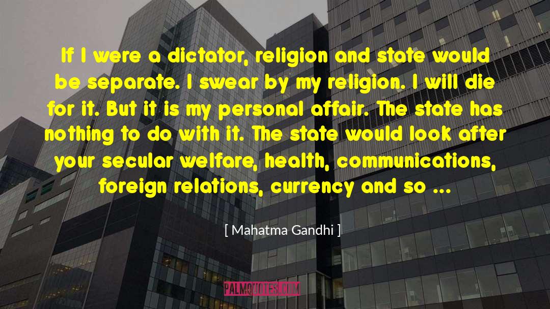 Foreign Relations quotes by Mahatma Gandhi