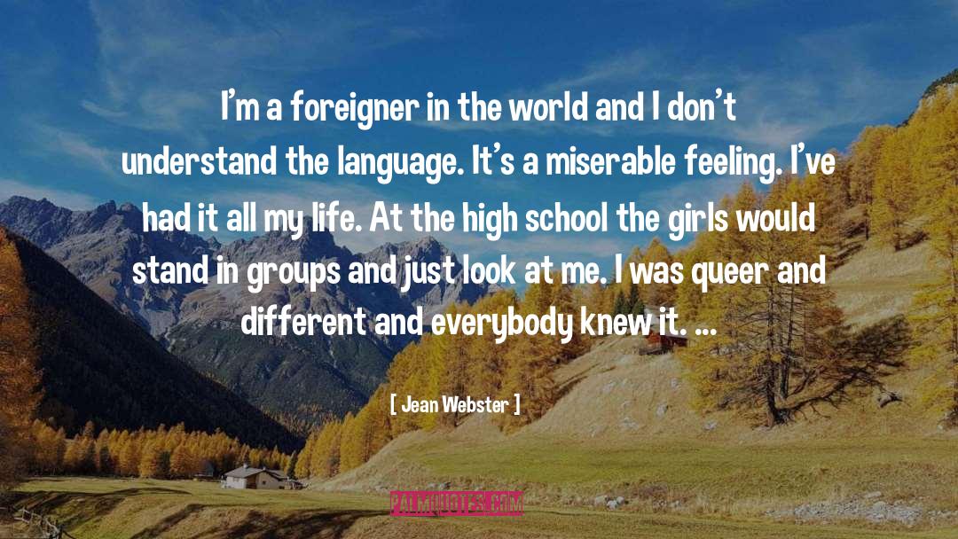 Foreigner In Switzerland quotes by Jean Webster